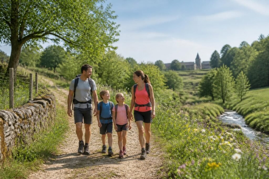 découvrez trois circuits de balades faciles autour de valherbasse, parfaits pour des sorties en famille alliant nature et convivialité.
