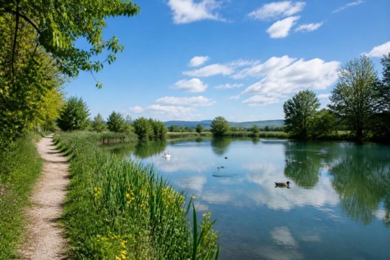 découvrez l'étang de chaleyre à peyrins, une balade nature paisible aux portes de romans, idéale pour se ressourcer en pleine nature.